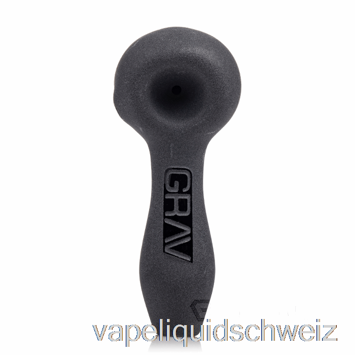 Grav Sandgestrahlter Löffel Schwarzer Vape Ohne Nikotin